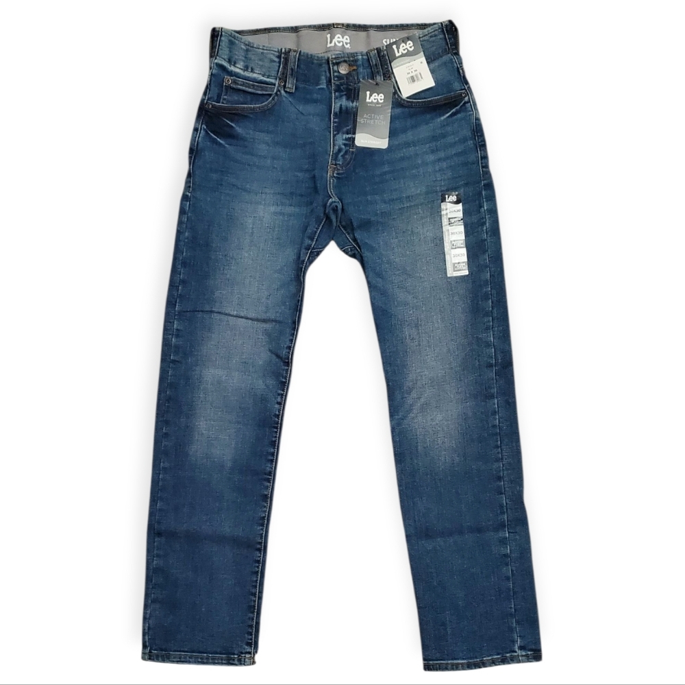 Lee Men's Slim Jeans in Deep Blue